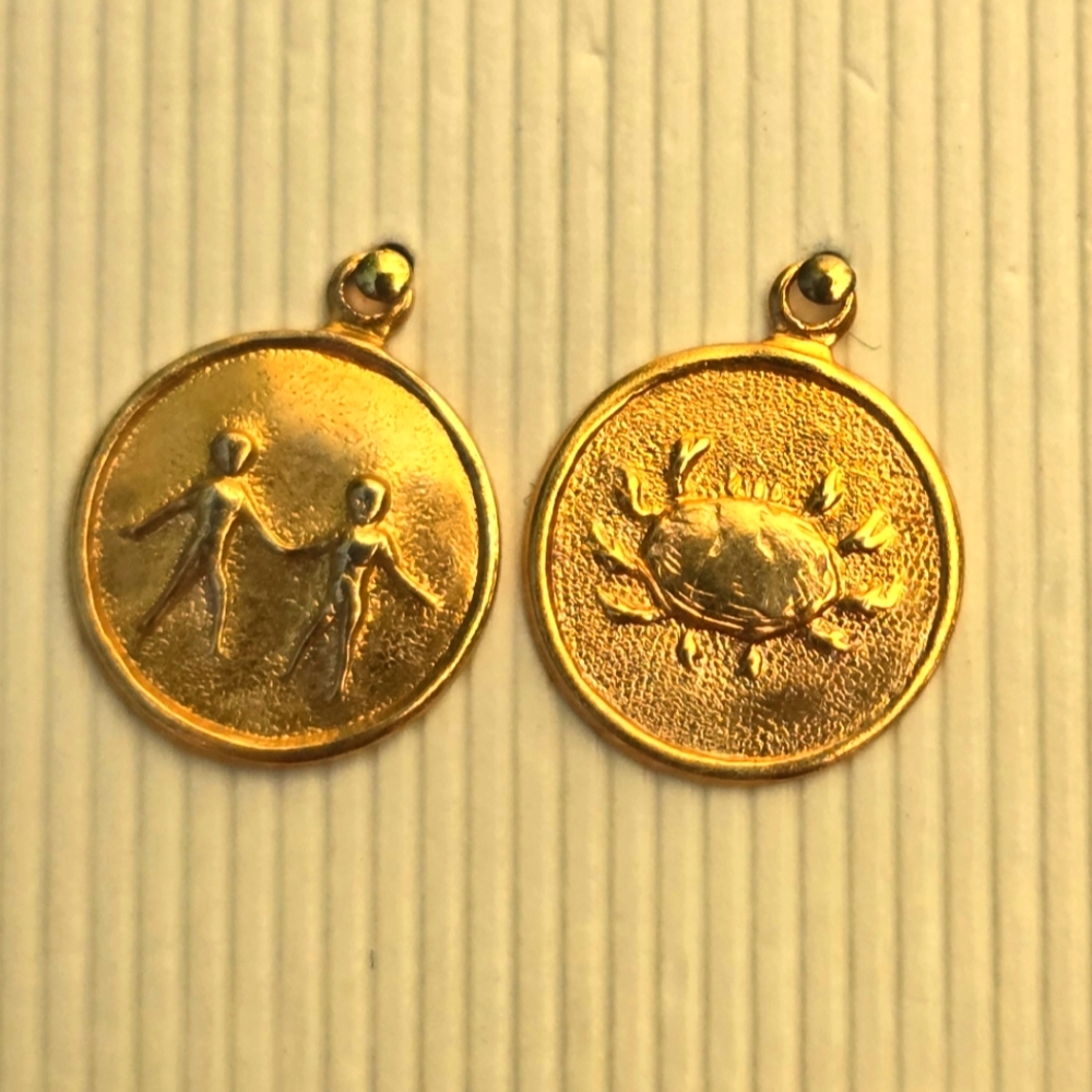 Gold Zodiac Pendant Necklace You Choose 1 - Picture 11 of 12